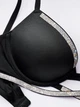 Комплект белья Victoria's Secret Shine Cradle Push-Up Bra - 34D - S - Черный - изображение 6