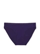Хлопковые трусики Victoria's Secret Lace-Trim Cotton High-Leg Brief Panty - S - Черный - изображение 3