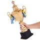 Кубок наградной с ручками приз спортивный SP-Sport Grand 1506B высота 50см Gold - изображение 4