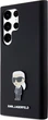 Etui plecki Karl Lagerfeld Silicone Ikonik Metal Pin do Samsung Galaxy S23 Ultra Black (KLHCS23LSMHKNPK) - obraz 2