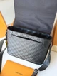 Сумка мужская мессенджер Louis Vuitton District Messenger черная (056) - изображение 5