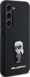 Etui plecki Karl Lagerfeld Silicone Ikonik Metal Pin do Samsung Galaxy S23 Plus Black (KLHCS23MSMHKNPK) - obraz 4