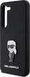 Etui plecki Karl Lagerfeld Silicone Ikonik Metal Pin do Samsung Galaxy S23 Plus Black (KLHCS23MSMHKNPK) - obraz 6