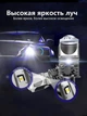 LED лампи F40B H4 з міні-лінзою для авто 12-24В, холодне світло 6000K - зображення 2