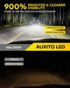 LED лампи автомобільні H9, 100W, 6500K, 2 шт — для ближнього світла та ПТФ - зображення 3