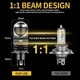 Світлодіодна лампа H4 Mini Bi-LED 100W з Canbus для авто 9-30В - зображення 4