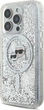 Панель Karl Lagerfeld Liquid Glitter Karl&Choupette Head Magsafe для Apple iPhone 16 Pro Transparent (KLHMP16LLGKCSGH) - зображення 2