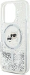Панель Karl Lagerfeld Liquid Glitter Karl&Choupette Head Magsafe для Apple iPhone 16 Pro Transparent (KLHMP16LLGKCSGH) - зображення 6