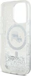 Панель Karl Lagerfeld Liquid Glitter Karl&Choupette Head Magsafe для Apple iPhone 16 Pro Transparent (KLHMP16LLGKCSGH) - зображення 7