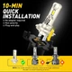 LED лампы H7 100W 6500K для авто – яркое белое освещение и надежная замена галогена - изображение 5