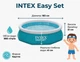 Круглый надувной бассейн Intex 183 x 51 см для детей и всей семьи, для отдыха на даче и во дворе - изображение 5