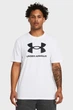 Чоловіча біла футболка UA SPORTSTYLE LOGO UPDATE SS Under Armour L 1382911-100 - изображение 1