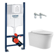 Набор инсталляционных GROHE RAPID SL 38840000+3855800M с безободковым унитазом VOLLE AGUA RONDA 1307.003700, без кнопки - изображение 1