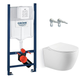 Набор инсталляция GEBERIT 388400WG RAPID SL 2в1 с унитазом IMPRESE SVETLY Twist - изображение 1