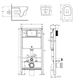 Набор инсталляция IMPRESE i-FRAME i1210 с унитазом IMPRESE SVETLY Twist - изображение 2