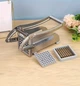 Картофелерезка Овощерезка Potato Chipper для нарезки картофеля фри, овощей брусочками, металлическая, (C4-03465) - изображение 6