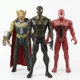 Игровой набор больших фигурок Thor, Spider-Man Black, Carnage - Marvel Мстители 30 см (3 шт) со звуком и светом - изображение 1