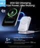 Бездротовий зарядний пристрій Anker Prime 3-in-1 MagSafe Qi2.2 25W cертифікований складаний пристрій для подорожей - White - зображення 2