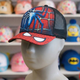 Детская кепка тракер Человек-Паук (Spider-Man) с сеткой, регулируемая, 53–56 см, черная, с принтом - изображение 2