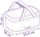Набор посуды Smoby Stitch корзина для пикника 2в1 16 элементов 760671 (3032163125167) - изображение 4