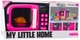 Микроволновка игрушечная LeanToys My Little Home с аксессуарами 18 элементов розовый 749648 (5905991085652) - изображение 1