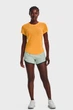 Жіноча жовта футболка UA Streaker SS-ORG Under Armour XS 1361371-814 - зображення 2