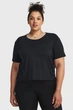 Жіноча футболка чорна Motion SS Under Armour 3X 1380167-001 - зображення 1
