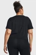 Жіноча футболка чорна Motion SS Under Armour 3X 1380167-001 - зображення 3
