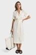 Жіноче біле плаття REG POCKET DRESS Gant 38 4503372 - зображення 1