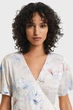 Жіноча біла сукня з візерунком FLORAL PRINT WRAP SS FRILL DRESS Gant 34 4503417 - изображение 4