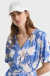 Жіноча синя сукня з візерунком REL FLORAL PRINT SS DRESS Gant 36 4503407 - изображение 4