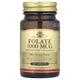 Фолат Solgar (Folate as metafolin) 1000 мкг 60 таблеток (SOL-53595) - изображение 1