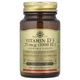 Вітамін D3 Solgar (Vitamin D3) 1000 МО 100 жувальних таблеток (SOL-54956) - изображение 1