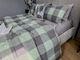 Постільна білизна Green Kilt+Rock Gray, варена бавовна Полуторний розмір, наволочки 50/70 - зображення 2