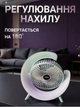Вентилятор на акумуляторі настільний вентилятор бездротовий c RGB-підсвічуванням USB вентилятор - зображення 5