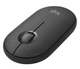 Миша бездротова Logitech Pebble Mouse 2 M350s, Tonal Graphite, Bluetooth / USB Logi Bolt, 400-4000 dpi, 3 кнопки, 1xAA, *Logi Bolt у комплекті не йде (910-007015) - изображение 2