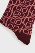 Жіночі бордові шкарпетки з візерунком MONOGRAM SOCKS Gant 36-38 4960239 - изображение 2