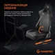 Крісло ігрове кокпіт GamePro із кріпленням для керма, монітора, педалей та коробки передач - зображення 9