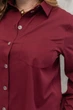 Рубашка plus size із софту вільного крою ST-Style 72561 66-68 Бордовий - зображення 3
