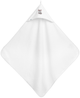 Рушник дитячий Sensillo Frotte з капюшоном з вишивкою вовка білий 100×100 см (5908310389967) - зображення 2