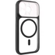 Чохол GETMAN Moon Clear для Apple Айфон 13 Pro, прозорий TPU, MagSafe, захист камери Black - зображення 2