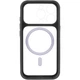 Чохол GETMAN Moon Clear для Apple Айфон 13 Pro, прозорий TPU, MagSafe, захист камери Black - зображення 4