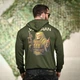 Худи Trenash с принтом Veteran олива размер 2XL - изображение 3