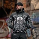 Спортивний костюм з принтом Viking Куртка з капюшоном + Штани чорний розмір XL - зображення 6
