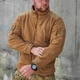 Флисовая Кофта с Липучками под шевроны Tactical Series койот размер 3XL - изображение 6