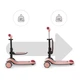 Самокат Kinderkraft Halley 2 Rose Pink (KRHALL02PNK0000) - изображение 5