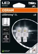 Zestaw żarówek samochodowych OSRAM LEDriving SL W16W White 2 szt. (921DWP-2BL) - obraz 1