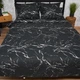 Комплект постільної білизни Moon&Star Мікросатин Premium Marble Noir Сімейні 160х220х2 наволочки 2х50х70 (MS-820012211) - зображення 2