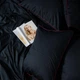 Комплект постельного белья Moon&Star Сатин Premium Black Velvet Corner King Size 220x240 наволочки 2х70х70 (MS-820012882) - изображение 5