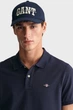 Чоловіче темно-синє поло REG SHIELD SS PIQUE POLO Gant M 2210 - изображение 4